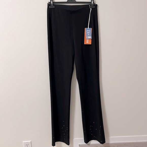 NWT MAC Flare Jump-in Trousers - 5219 - Black Sparkle - Size EU 40 (US 10) - Picture 10 of 15